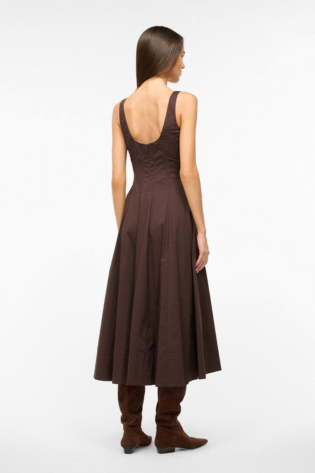 WELLS DRESS EARTH - STAUD sale