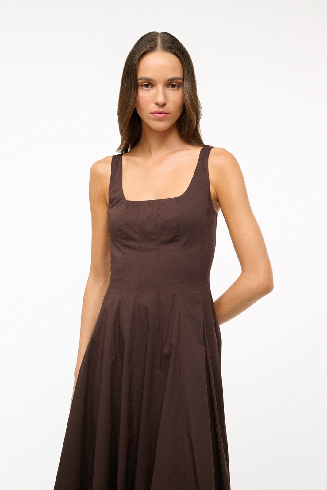 WELLS DRESS EARTH - STAUD sale