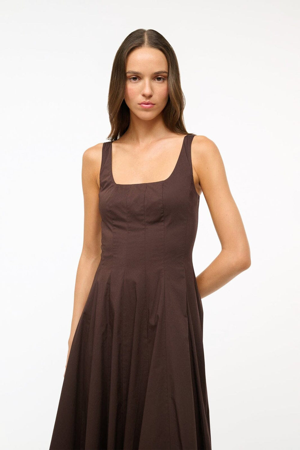 WELLS DRESS EARTH - STAUD sale