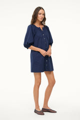 MINI VINCENT DRESS NAVY - STAUD for sale