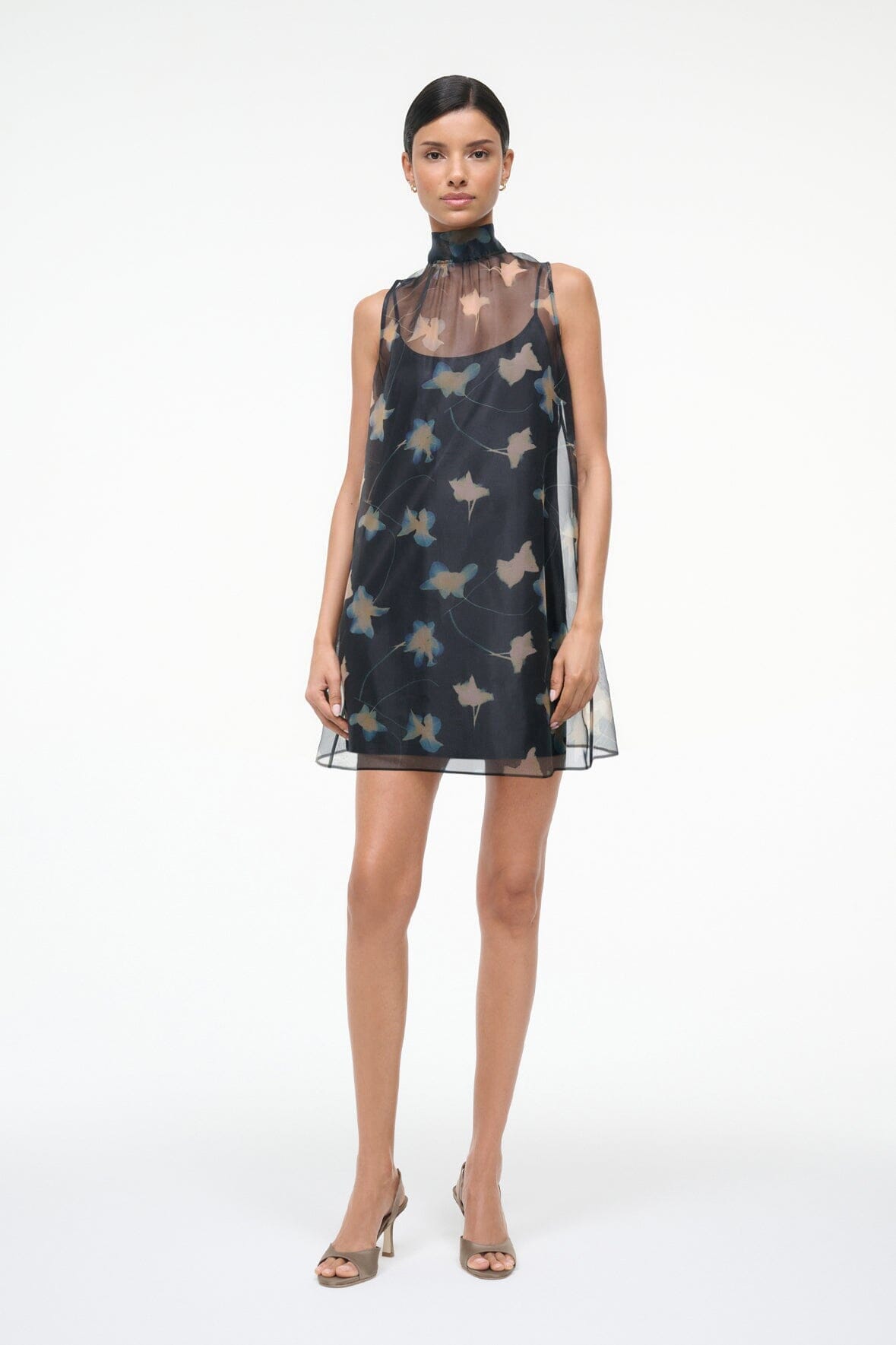 ALBEE MINI DRESS BOTANICAL SHADOWS - STAUD near me