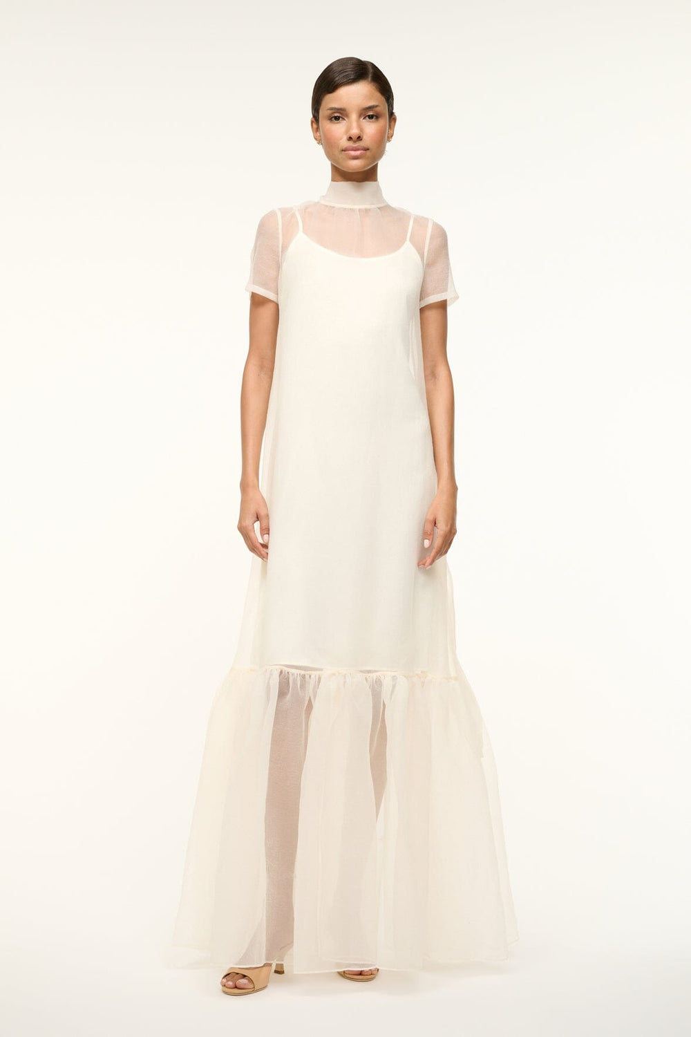 CALLUNA DRESS WHITE - STAUD sale