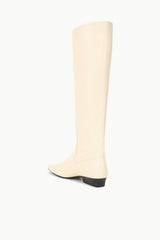 WALLY FLAT BOOT CREAM - STAUD outlet