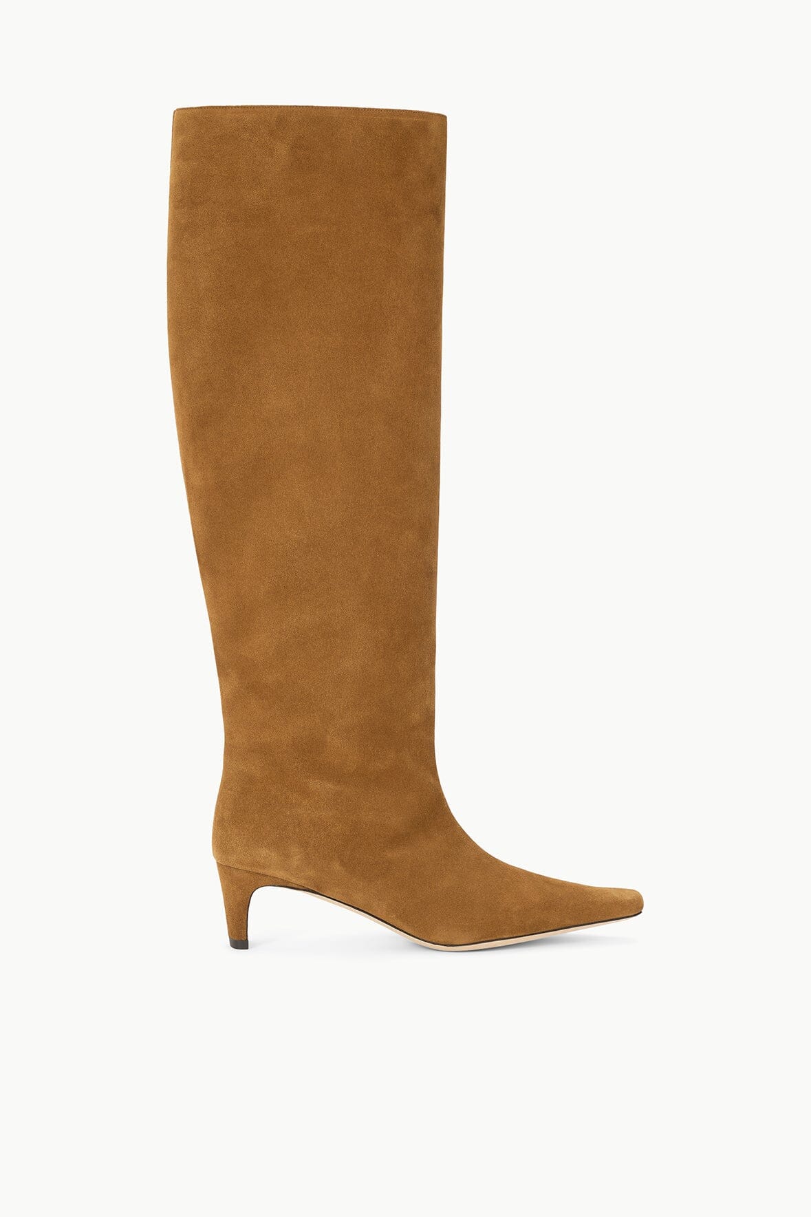 WIDE SHAFT WALLY BOOT TAN SUEDE - STAUD online