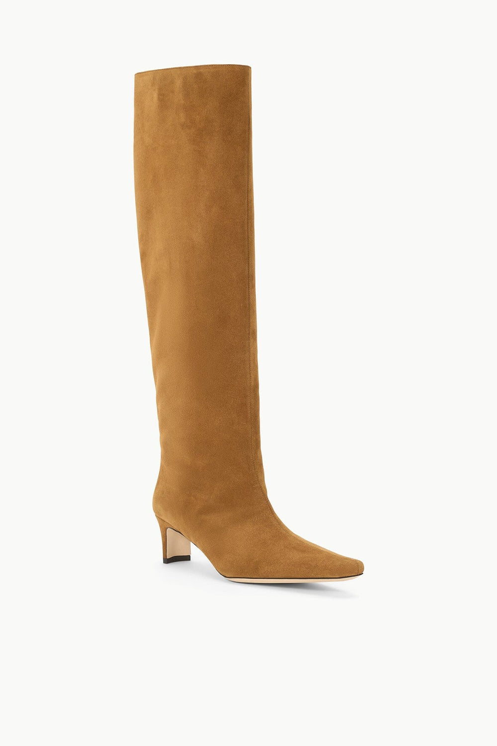 WIDE SHAFT WALLY BOOT TAN SUEDE - STAUD online