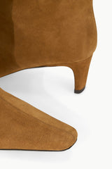 WIDE SHAFT WALLY BOOT TAN SUEDE - STAUD online