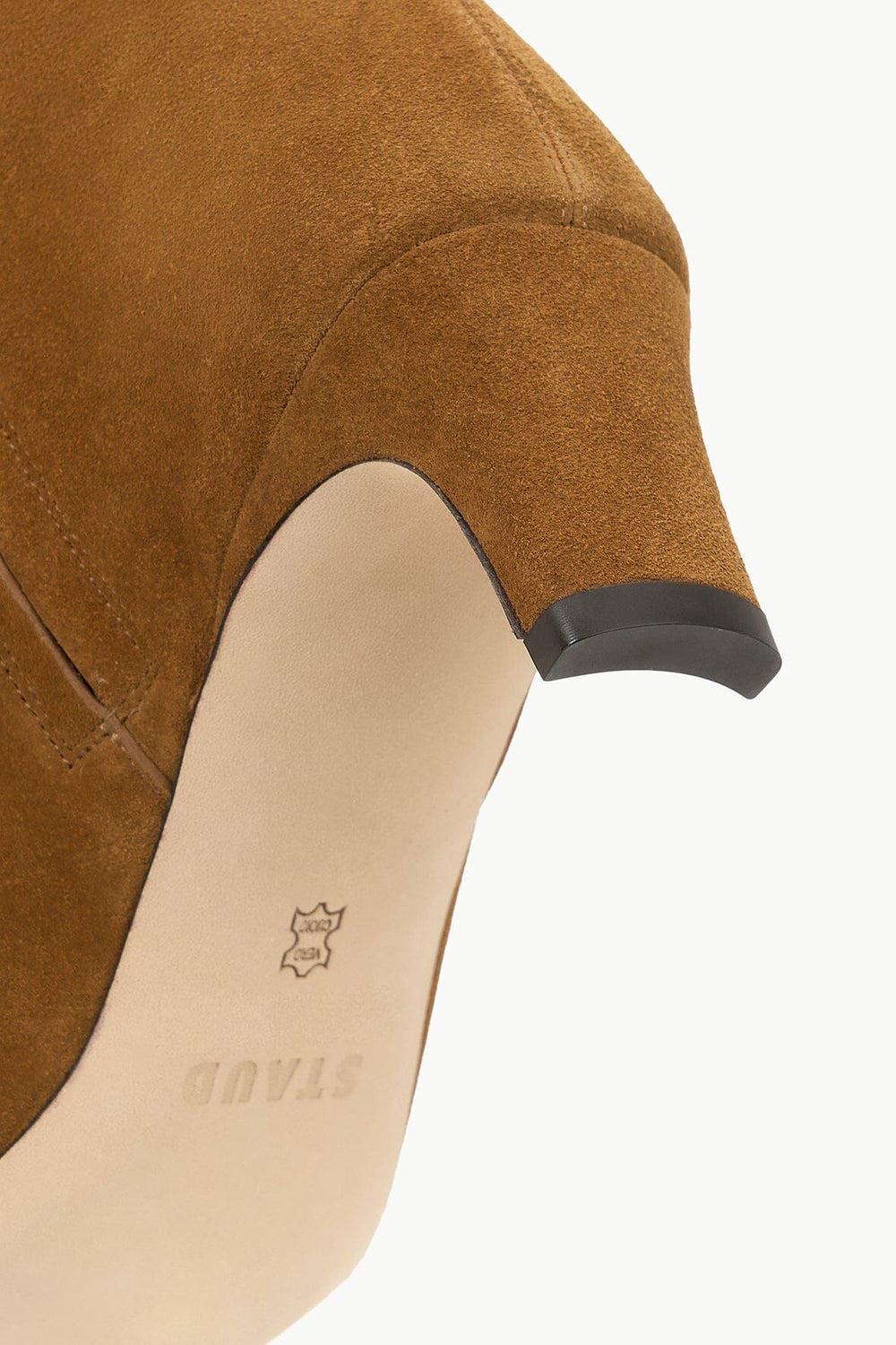 WIDE SHAFT WALLY BOOT TAN SUEDE - STAUD online