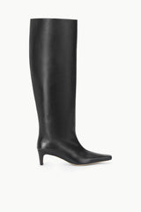WIDE SHAFT WALLY BOOT BLACK - STAUD for sale