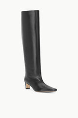 WIDE SHAFT WALLY BOOT BLACK - STAUD for sale