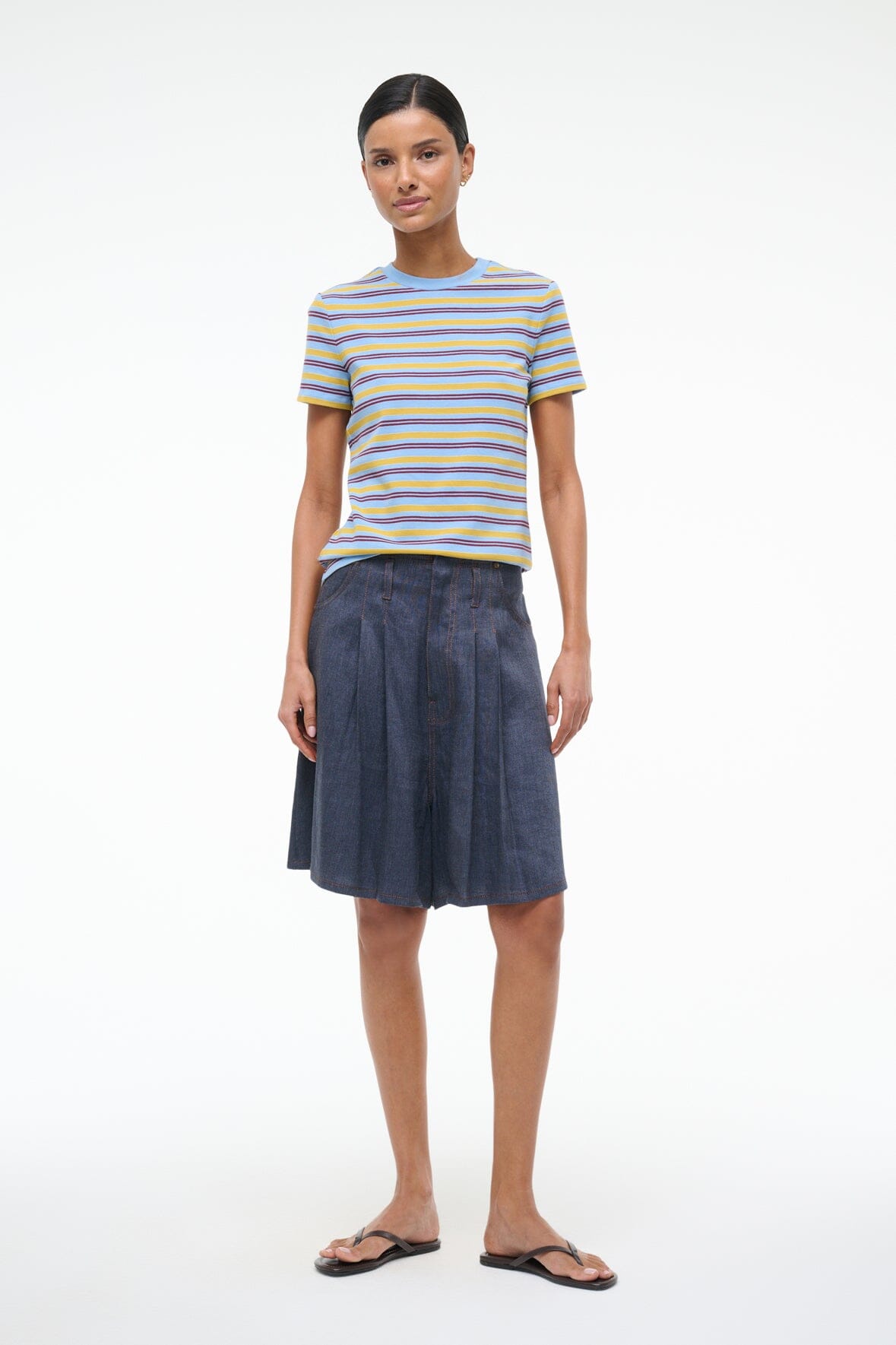 KNIGHT SHORT CHAMBRAY - STAUD outlet