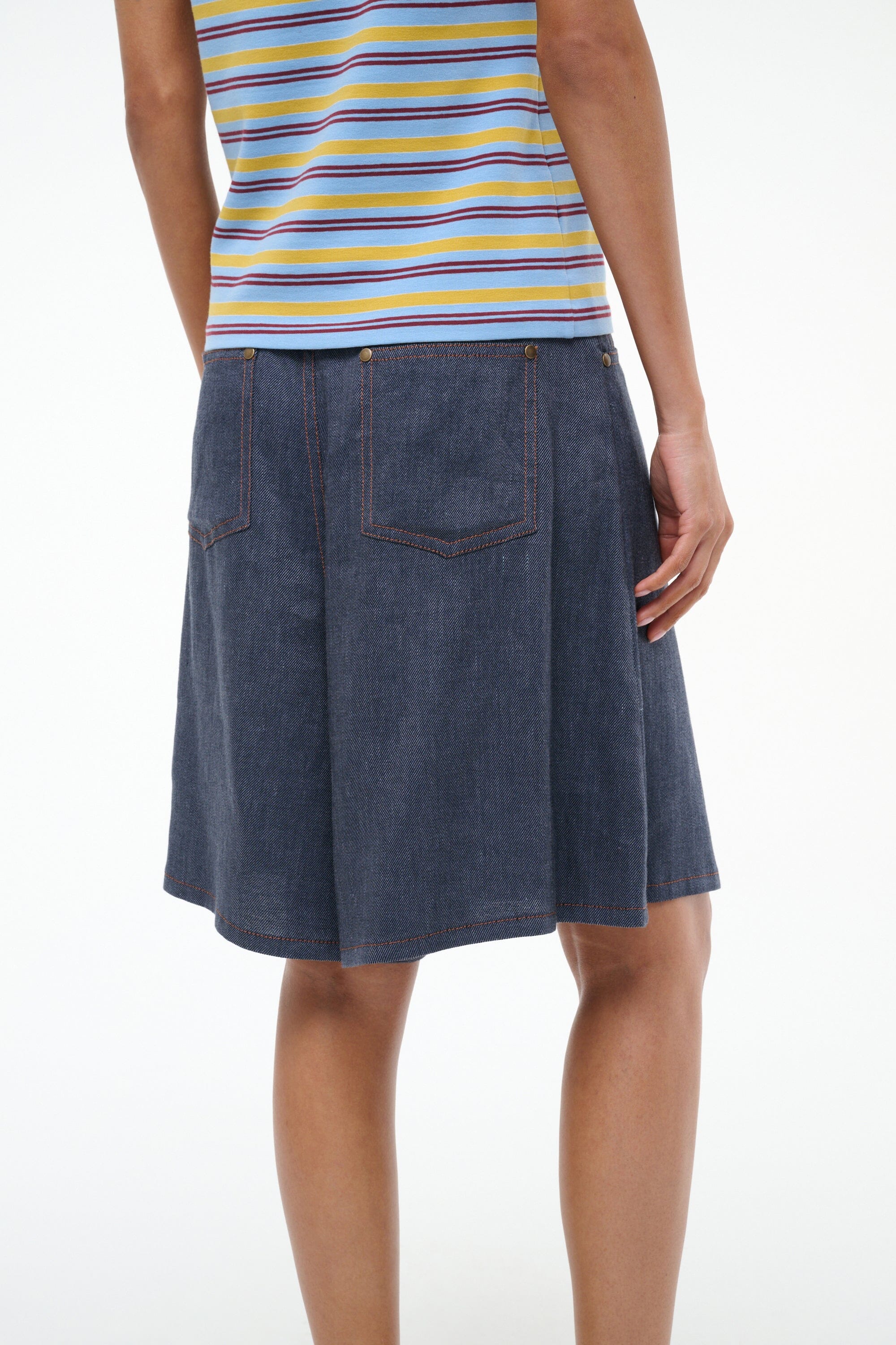 KNIGHT SHORT CHAMBRAY - STAUD outlet