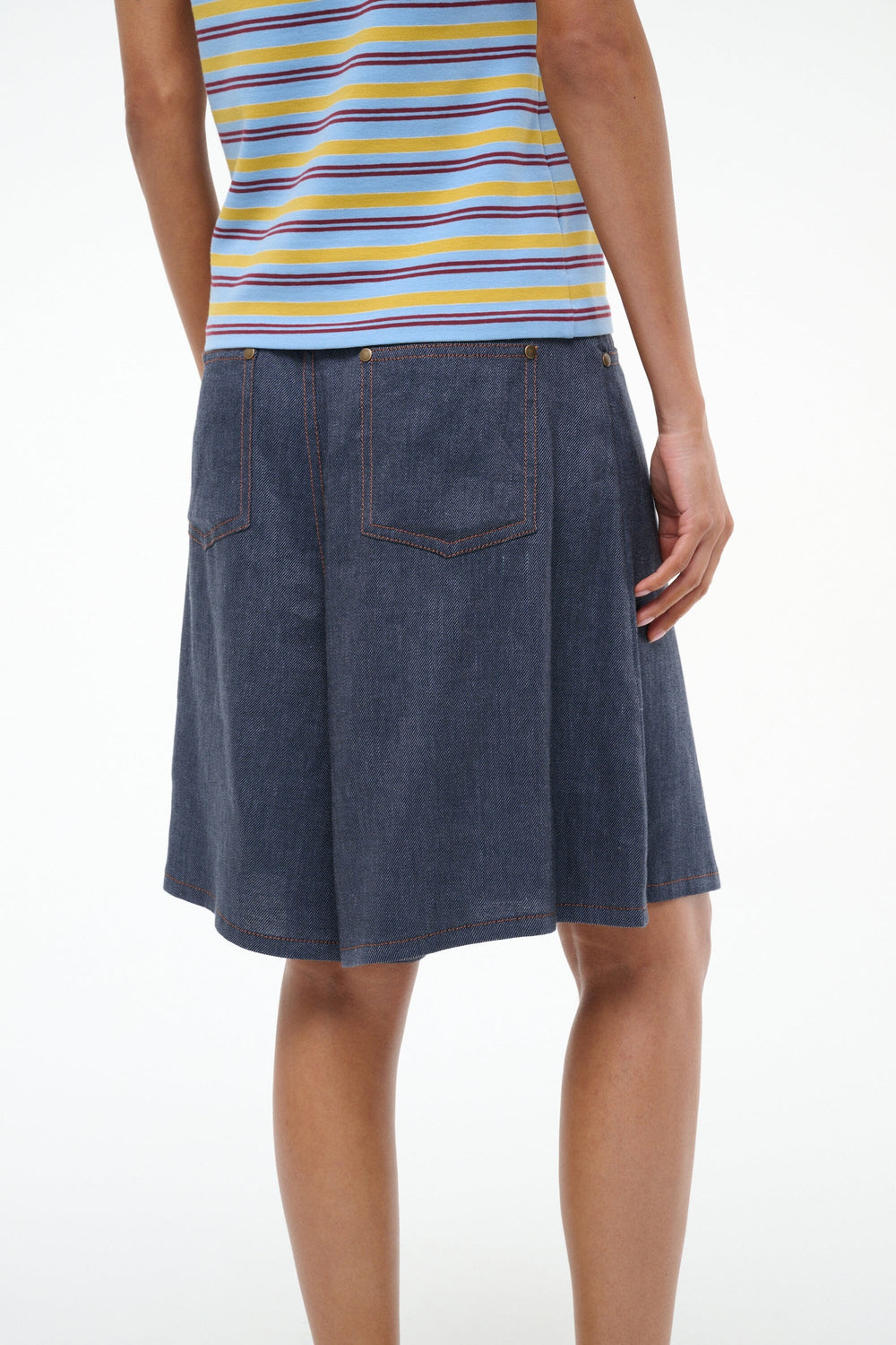 KNIGHT SHORT CHAMBRAY - STAUD outlet
