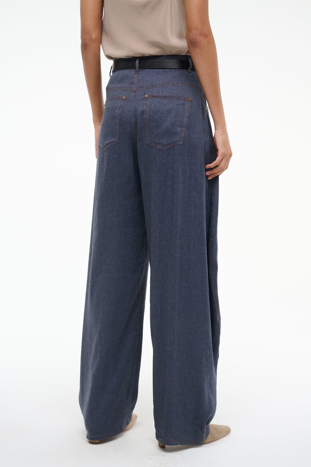 HARRISON PANT CHAMBRAY - STAUD near me