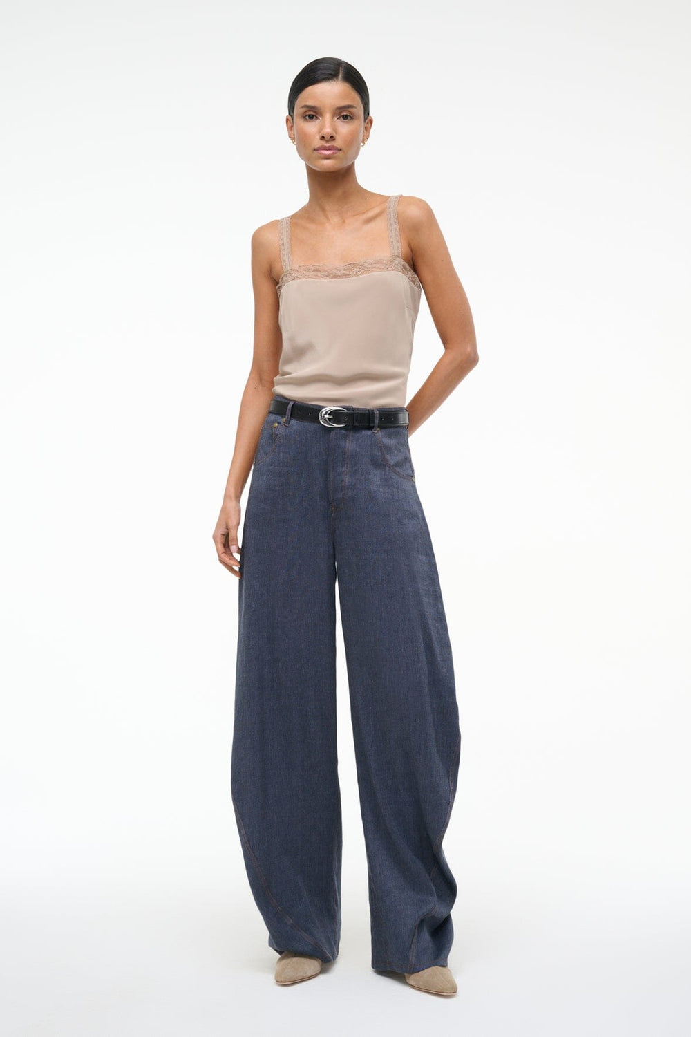 HARRISON PANT CHAMBRAY - STAUD near me