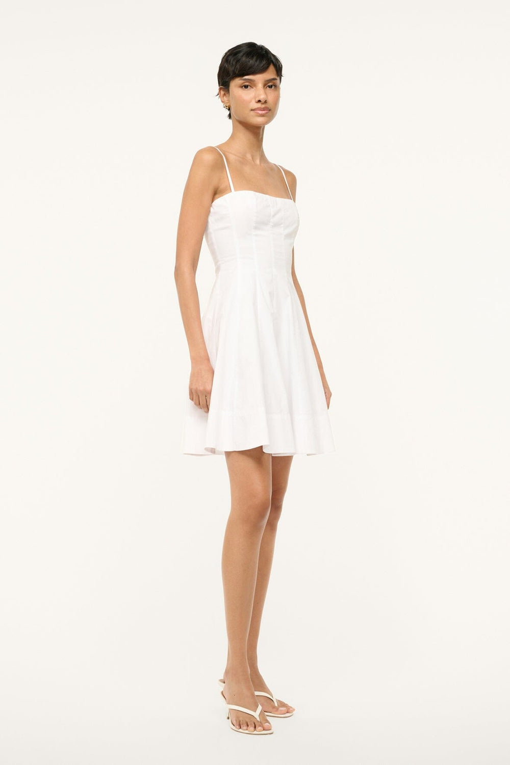 WYLIE MINI DRESS WHITE - STAUD near me